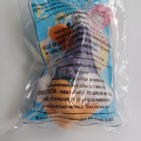 Mickey Mouse McDonald's Happy Meal Toy #3 -Mickey Mouse Soft Toy 2001 - Picture 5 of 9